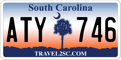 SC license plate ATY746