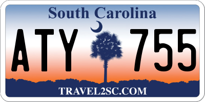 SC license plate ATY755