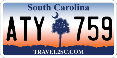 SC license plate ATY759