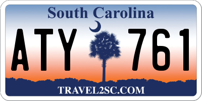 SC license plate ATY761