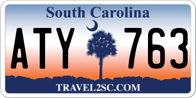 SC license plate ATY763