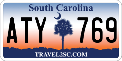 SC license plate ATY769