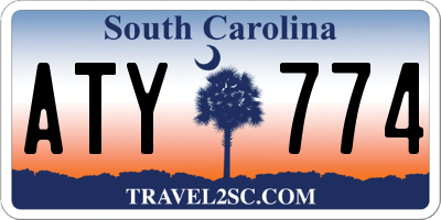 SC license plate ATY774