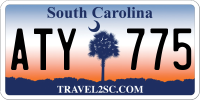 SC license plate ATY775