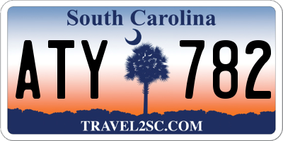 SC license plate ATY782