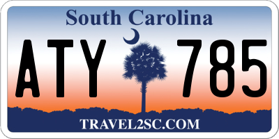 SC license plate ATY785