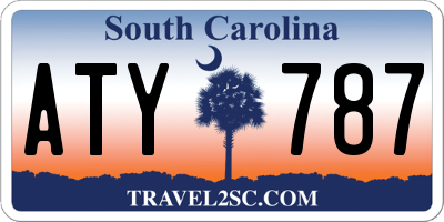 SC license plate ATY787
