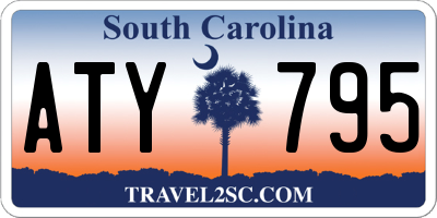 SC license plate ATY795