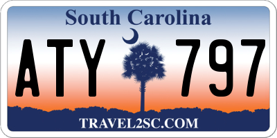 SC license plate ATY797