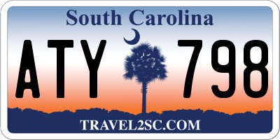 SC license plate ATY798