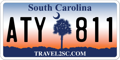 SC license plate ATY811