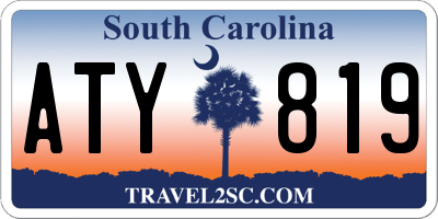 SC license plate ATY819