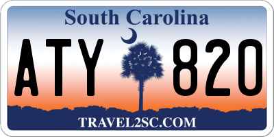 SC license plate ATY820