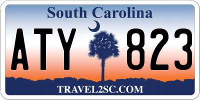 SC license plate ATY823