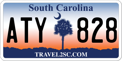 SC license plate ATY828