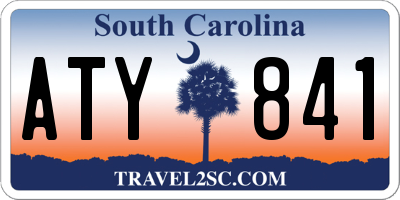 SC license plate ATY841