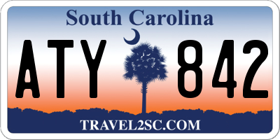 SC license plate ATY842