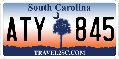SC license plate ATY845