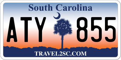 SC license plate ATY855