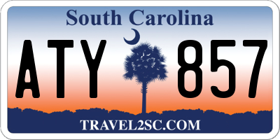 SC license plate ATY857