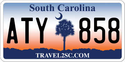 SC license plate ATY858