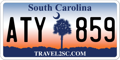SC license plate ATY859