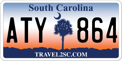 SC license plate ATY864