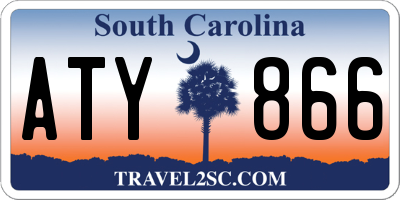SC license plate ATY866
