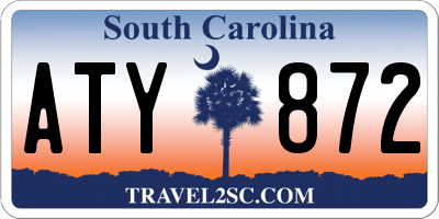 SC license plate ATY872