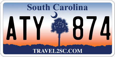 SC license plate ATY874