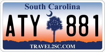 SC license plate ATY881