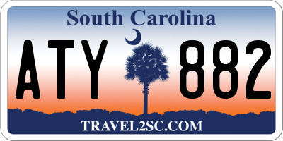 SC license plate ATY882