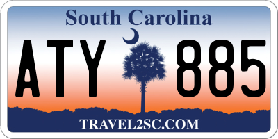 SC license plate ATY885