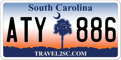 SC license plate ATY886