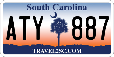 SC license plate ATY887