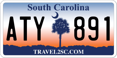 SC license plate ATY891