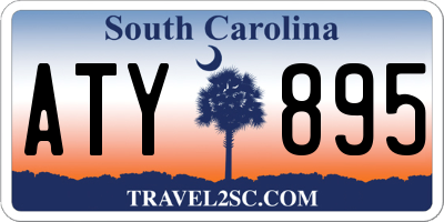 SC license plate ATY895