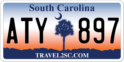 SC license plate ATY897