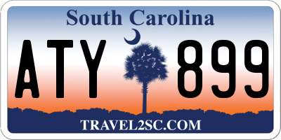 SC license plate ATY899