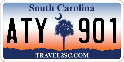 SC license plate ATY901