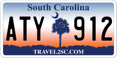 SC license plate ATY912