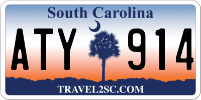 SC license plate ATY914