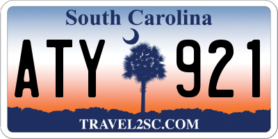 SC license plate ATY921
