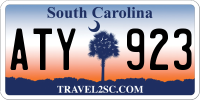 SC license plate ATY923