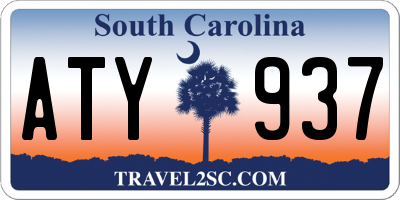 SC license plate ATY937