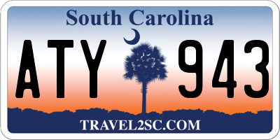 SC license plate ATY943