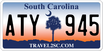 SC license plate ATY945