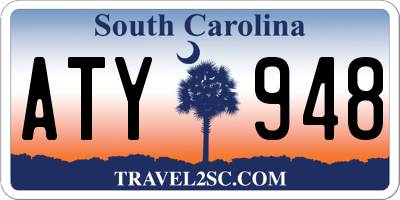 SC license plate ATY948
