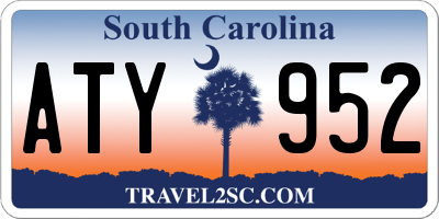 SC license plate ATY952