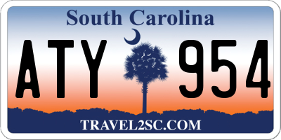 SC license plate ATY954
